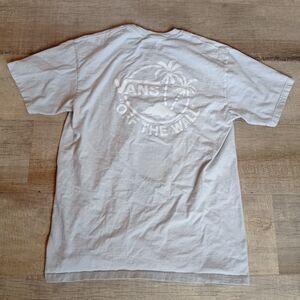 Vans T-Shirt Blue Short Sleeve Crew Neck Pullover Logo Size M